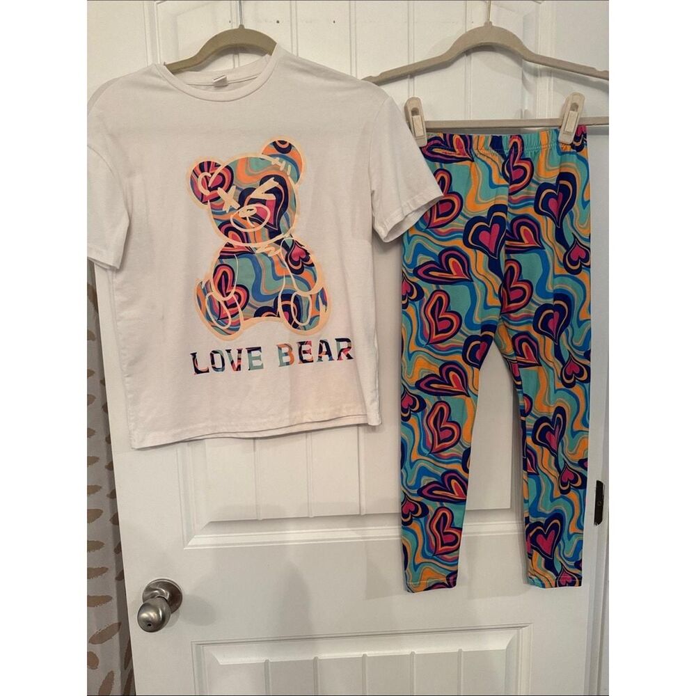 Shein White and Blue Pajamas